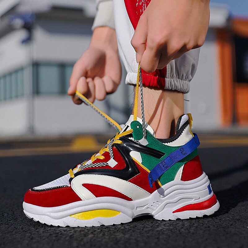 colorful abo fashion sneakers